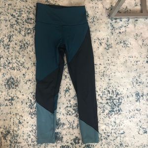 Lululemon color block leggings.